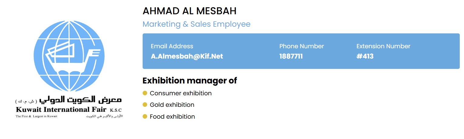 Exhibition Managers