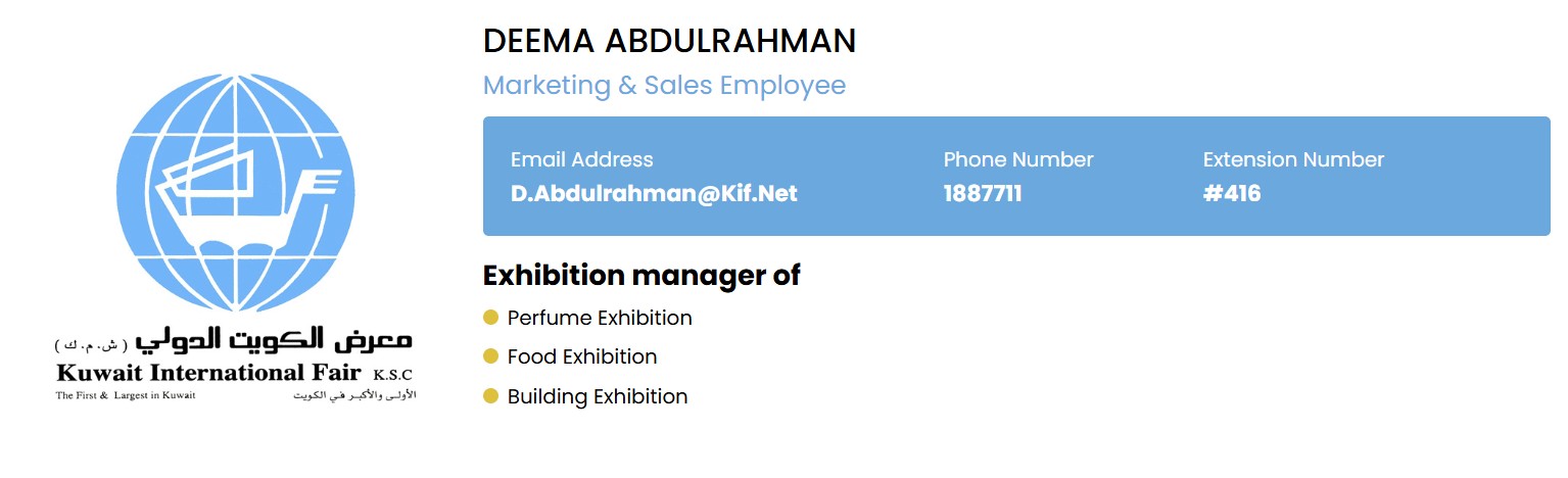 Exhibition Managers