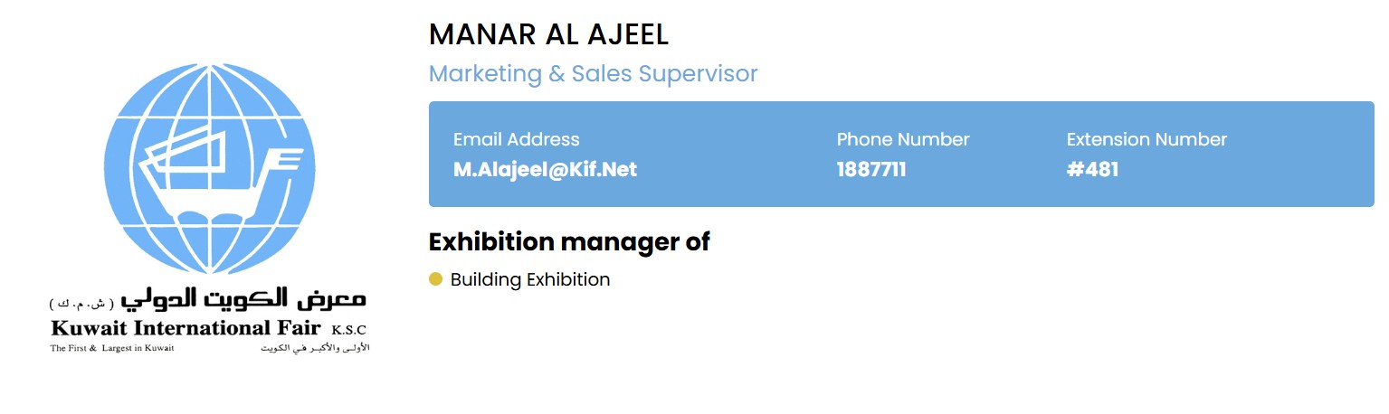 Exhibition Managers