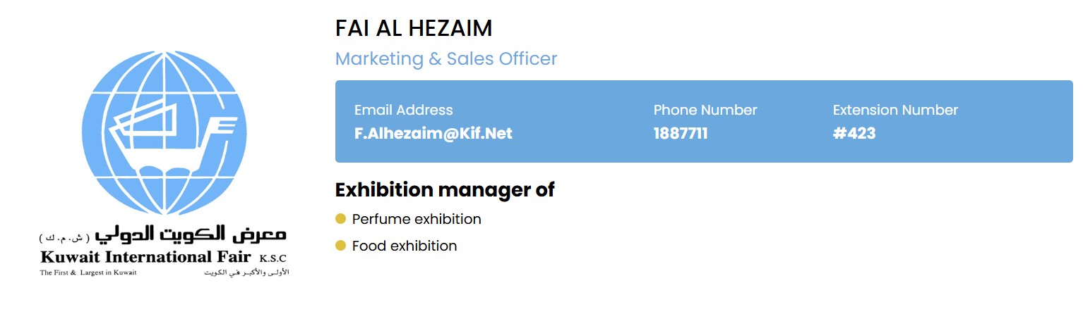 Exhibition Managers